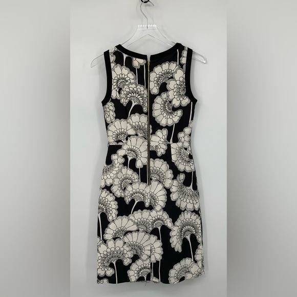 Kate Spade Florence Broadhurst Austin shift dress Lotus floral black white new 2 - Picture 4 of 4